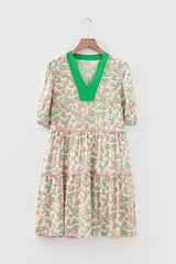Rachel Short Puff Sleeve Dress