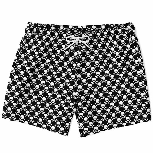 Rad Palm Crossbones Men's Swim Trunks