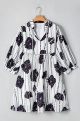 Alexa Lace Up Mini PLUS Dress