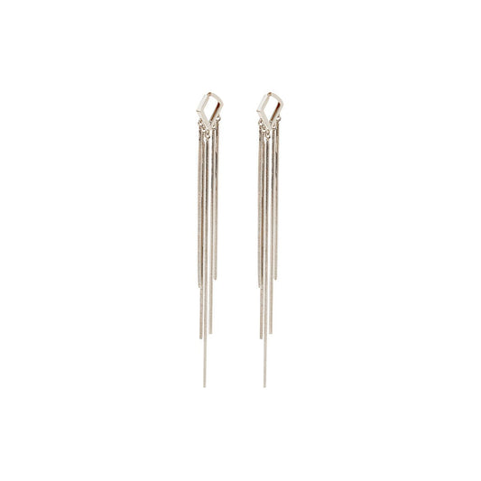 Hide And Seek Long Gold Earrings-0