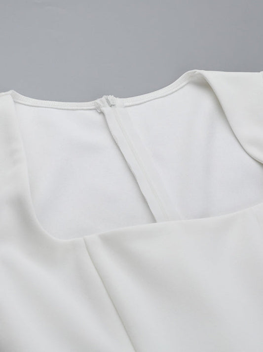 Sexy Vintage Cap Sleeve A-Line Mini Dress