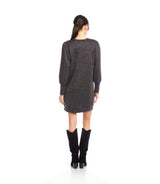 Puff Sleeve V-Neck Dress