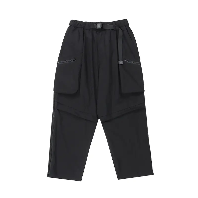 Men's 4XL Skater Style Multi-Pocket Tactical Loose Windproof Cargo Pants