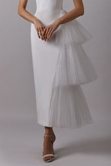 Handmade-to-Order  Strapless Bustier Bridal Dress or Party Gown