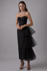 Handmade-to-Order  Strapless Bustier Bridal Dress or Party Gown
