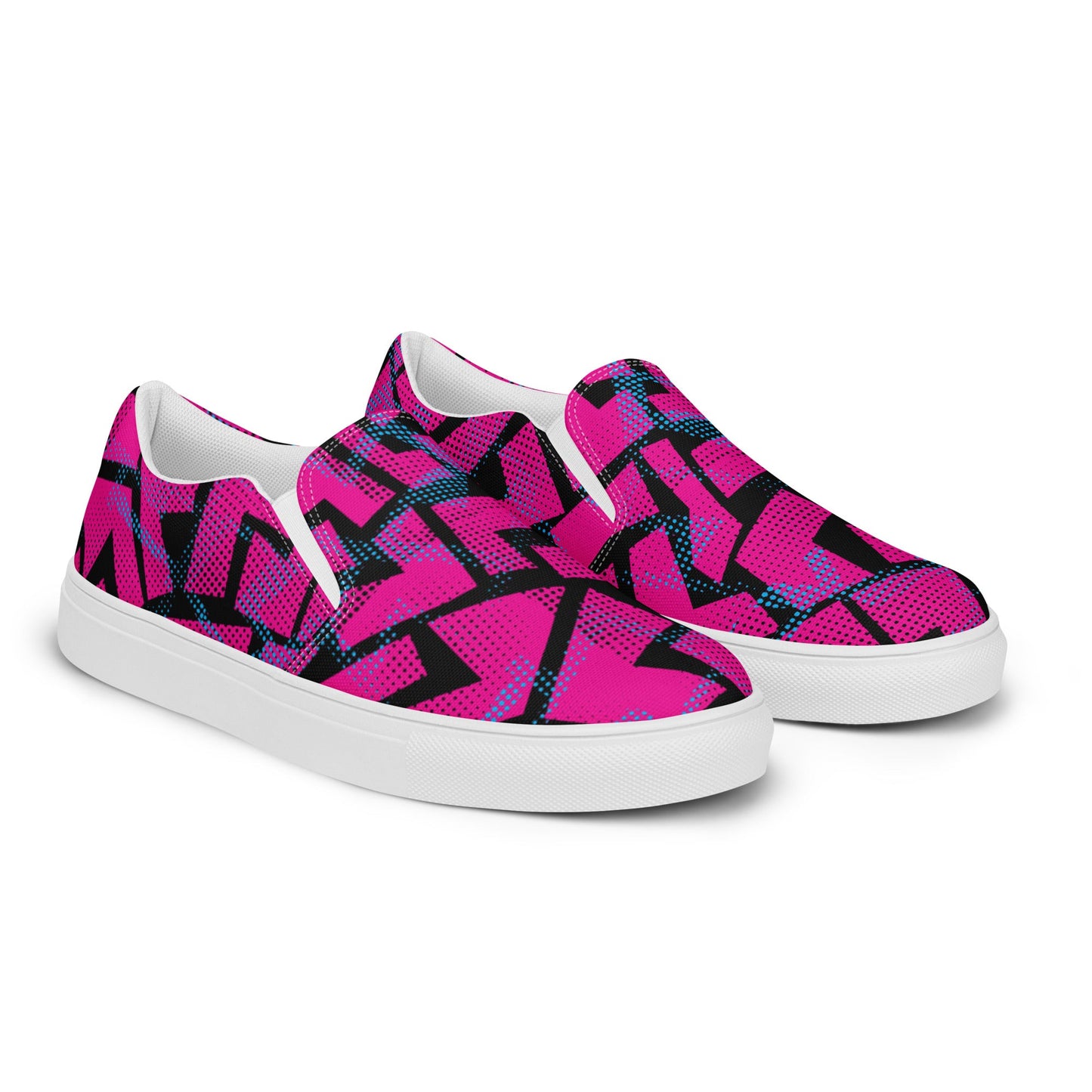 Rad Palm 2023 Pink Men's Slip-On Canvas Shoes