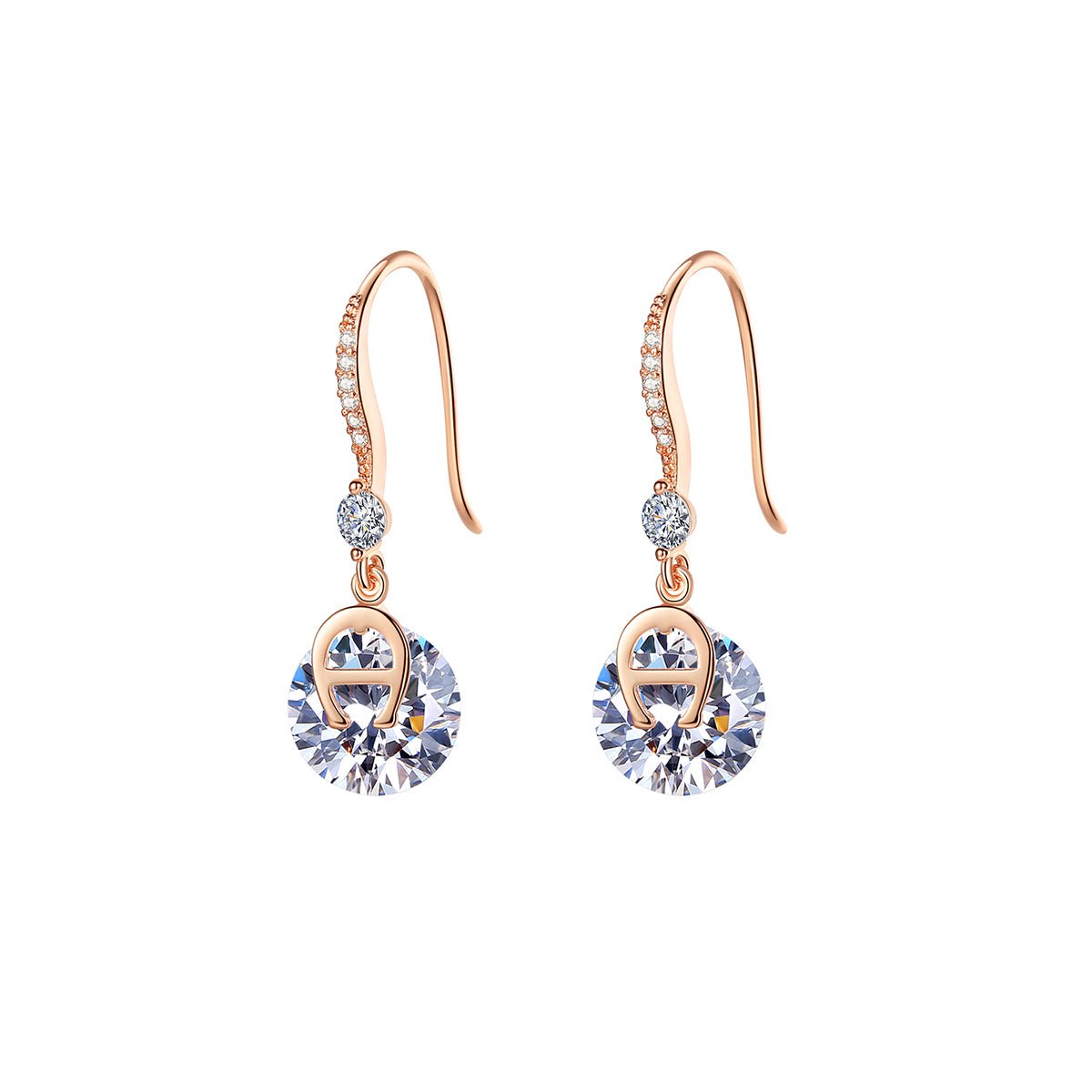One Love Rose Gold Earrings-0