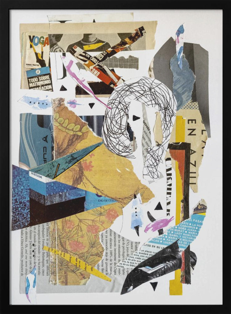 Wall art Abstract collage #2-2