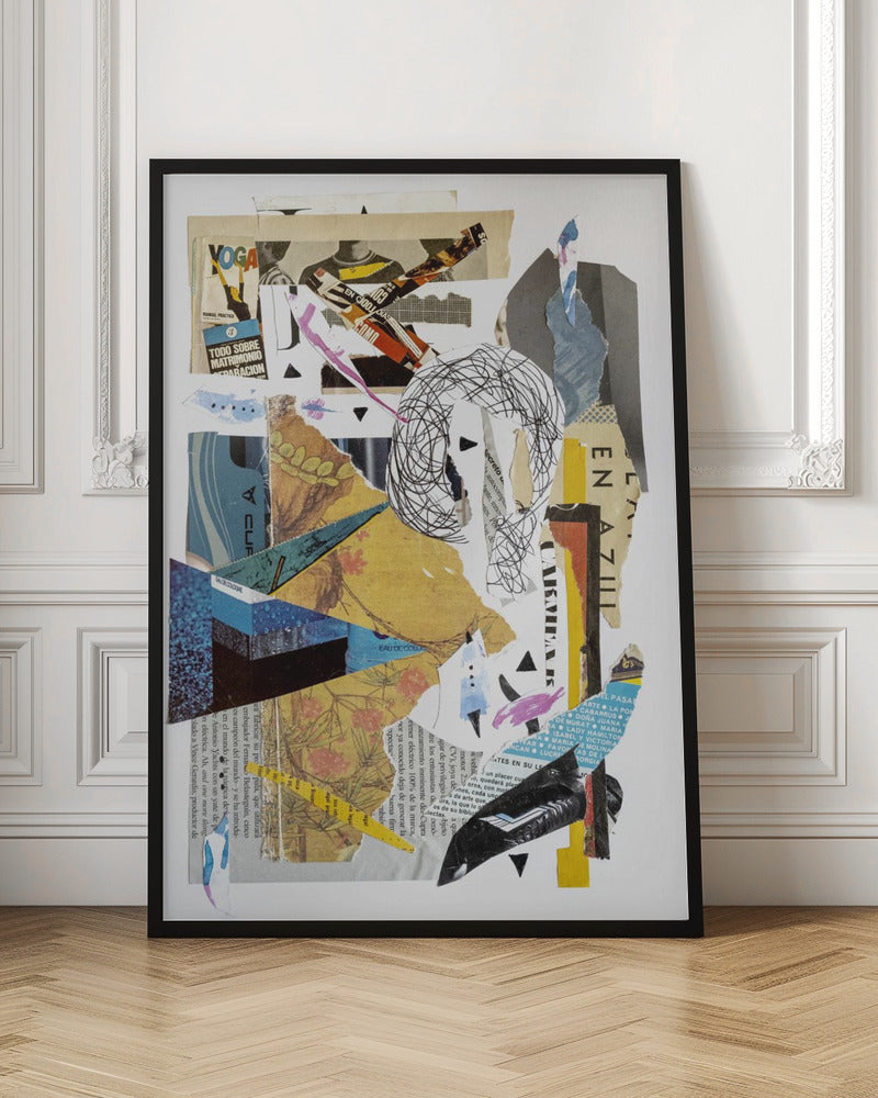 Wall art Abstract collage #2-3
