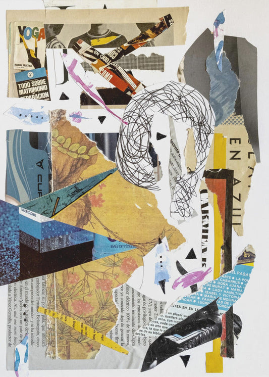 Wall art Abstract collage #2-1