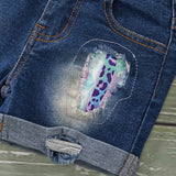 Safari Shimmer Denim Set