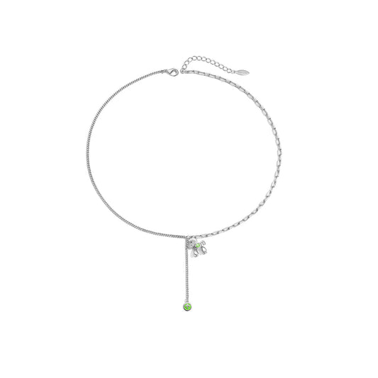 Tiny Pony Silver Necklace-0