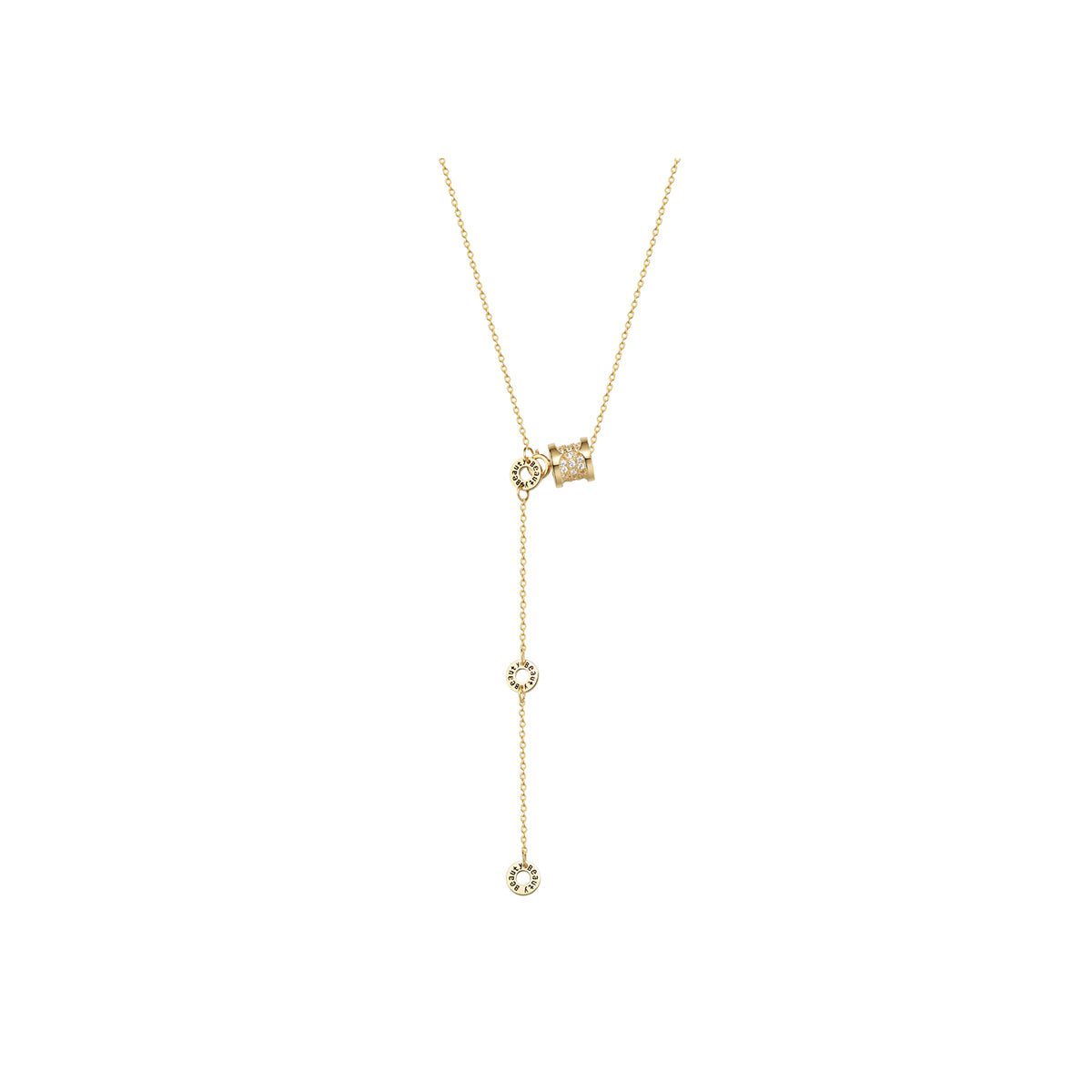 Triple Beauty Gold Necklace-0