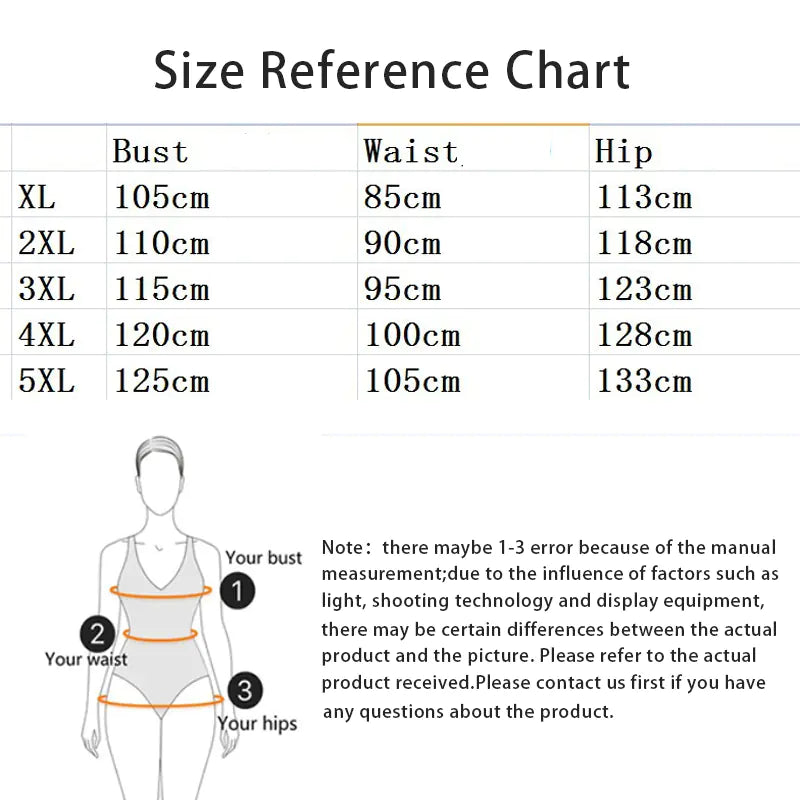 Plus Size Sexy Women's One Piece Bikini Swimwear