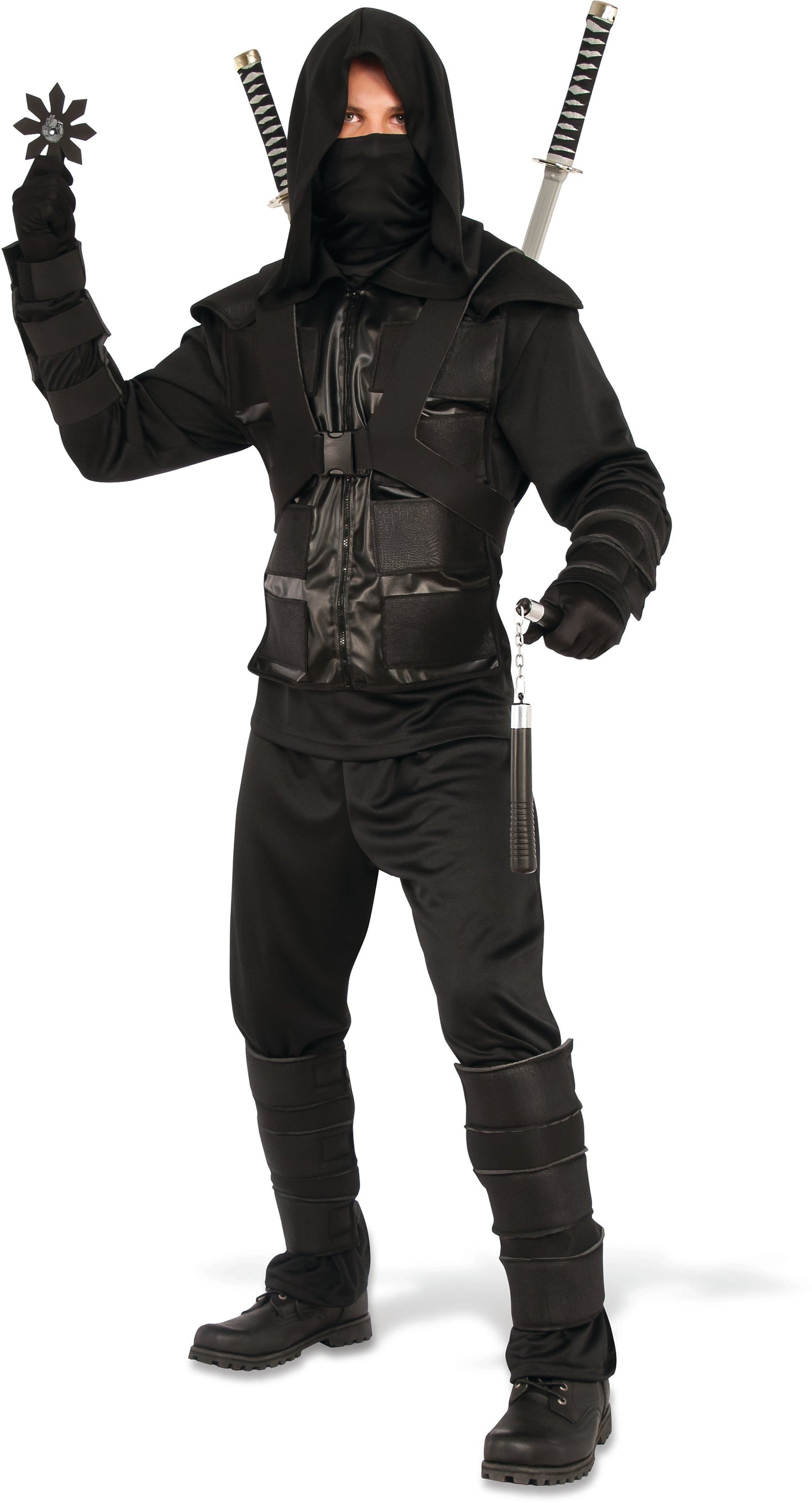 Adults Dark Black Ninja Costume