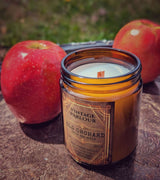 Vintage Wooden Wick Candle – Art Deco 1920s Inspired Scented Candle Gift