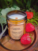 Vintage Wooden Wick Candle – Art Deco 1920s Inspired Scented Candle Gift