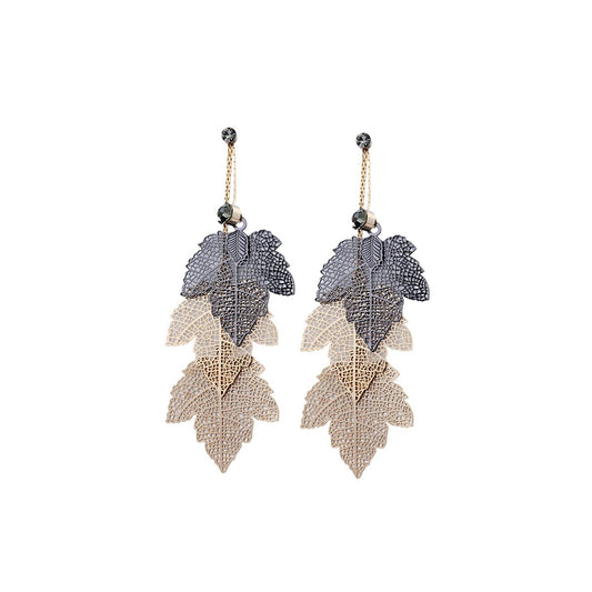 Winter Maple Gold Earrings-0