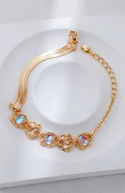 Retro Moonstone Bracelet-0