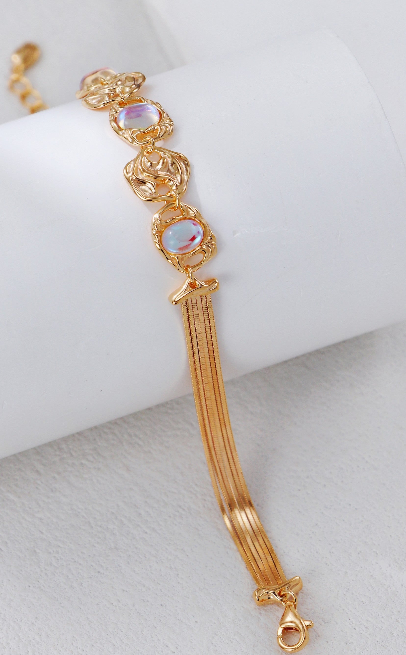 Retro Moonstone Bracelet-2