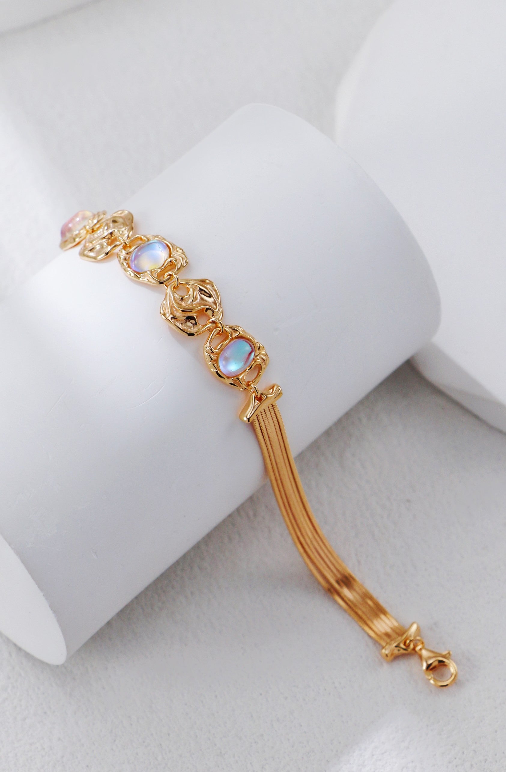 Retro Moonstone Bracelet-3