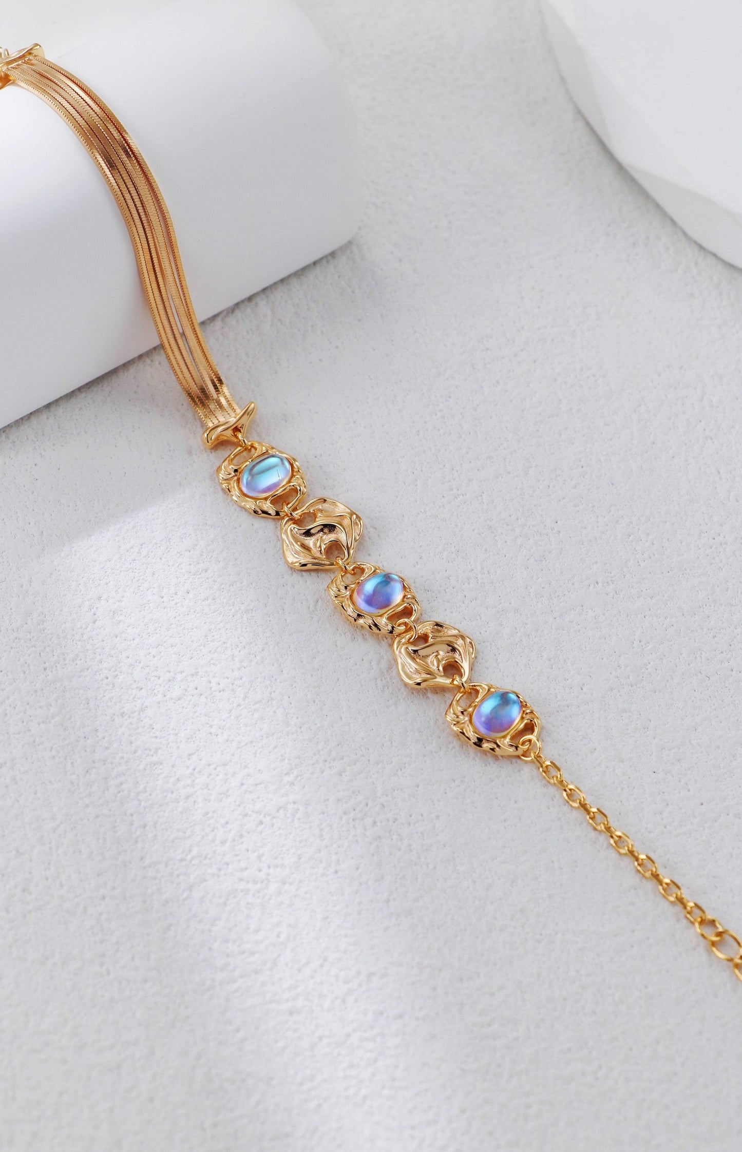 Retro Moonstone Bracelet-4