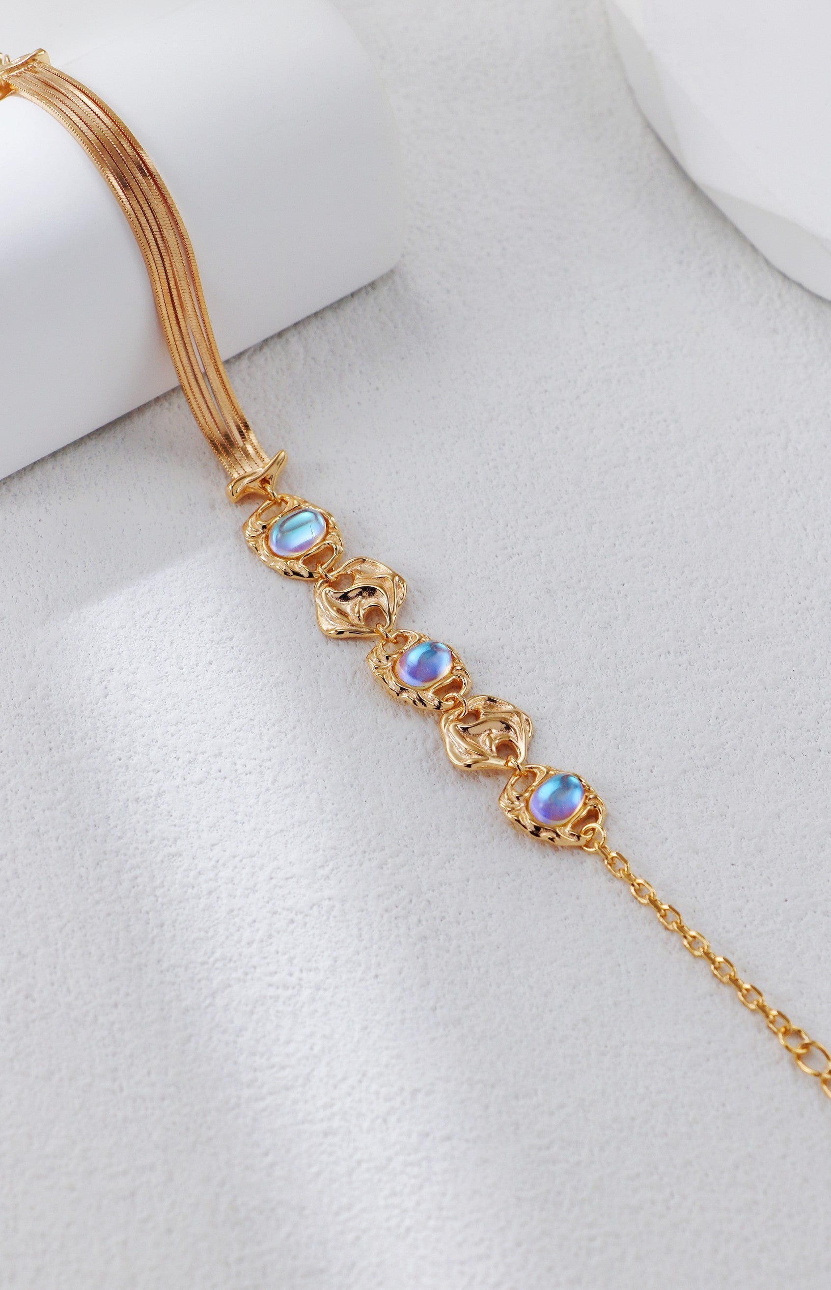 Retro Moonstone Bracelet-4